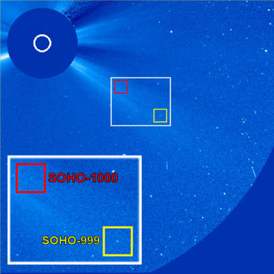 SOHO découvre sa millième comète !