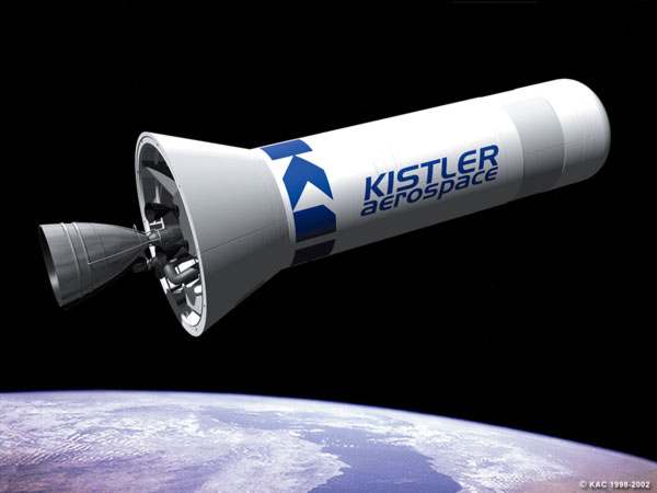 Le K-1 (second étage) de Rocketplane Kistler