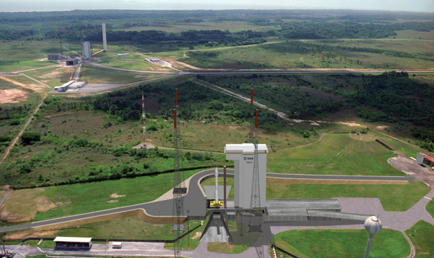 L'aire de lancement de Vega au Centre spatial de Kourou