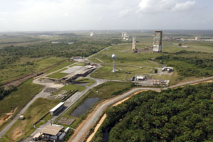 L'aire de lancement de Vega au Centre spatial de Kourou