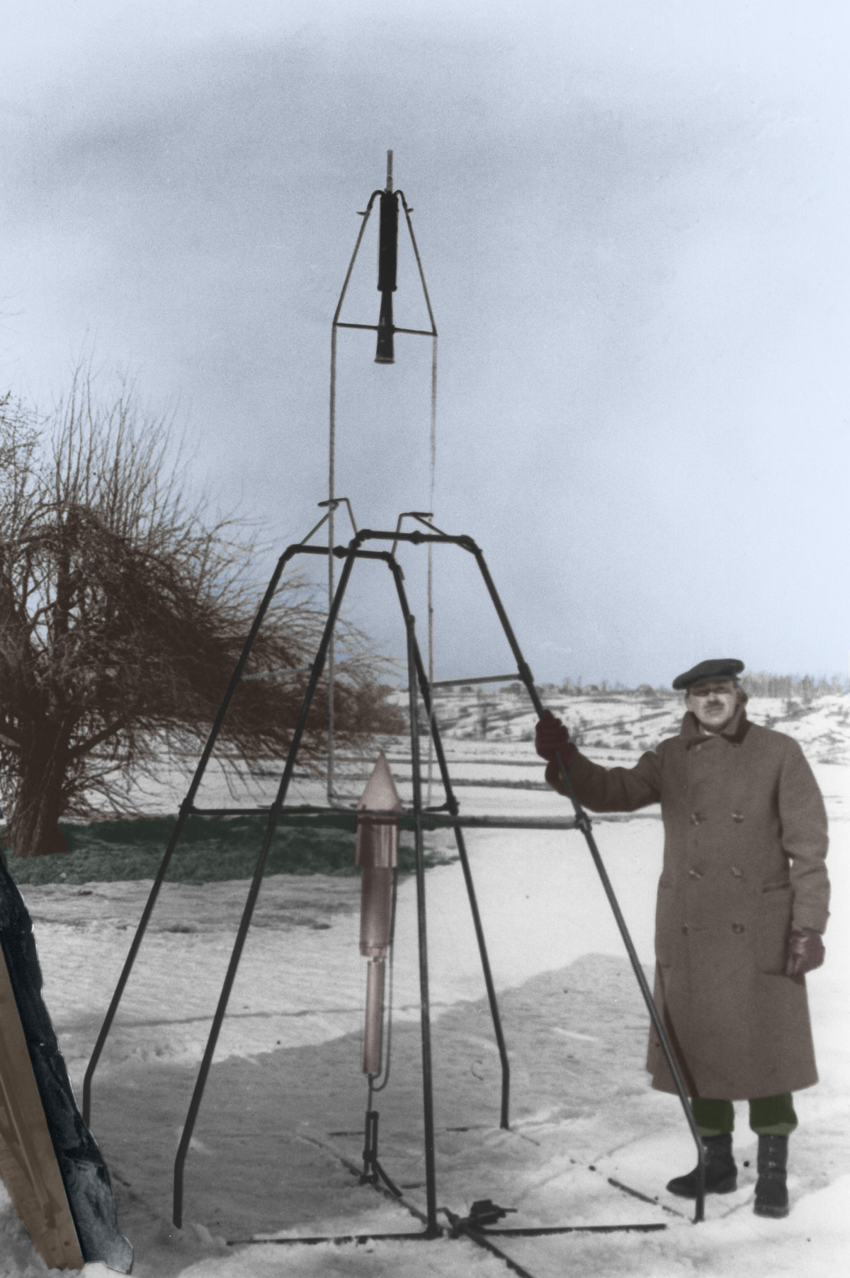 La première fusée de Robert Hutchings Goddard
