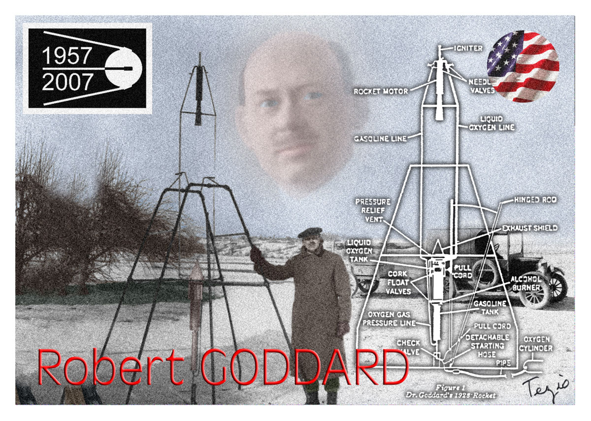 La première fusée de Robert Hutchings Goddard