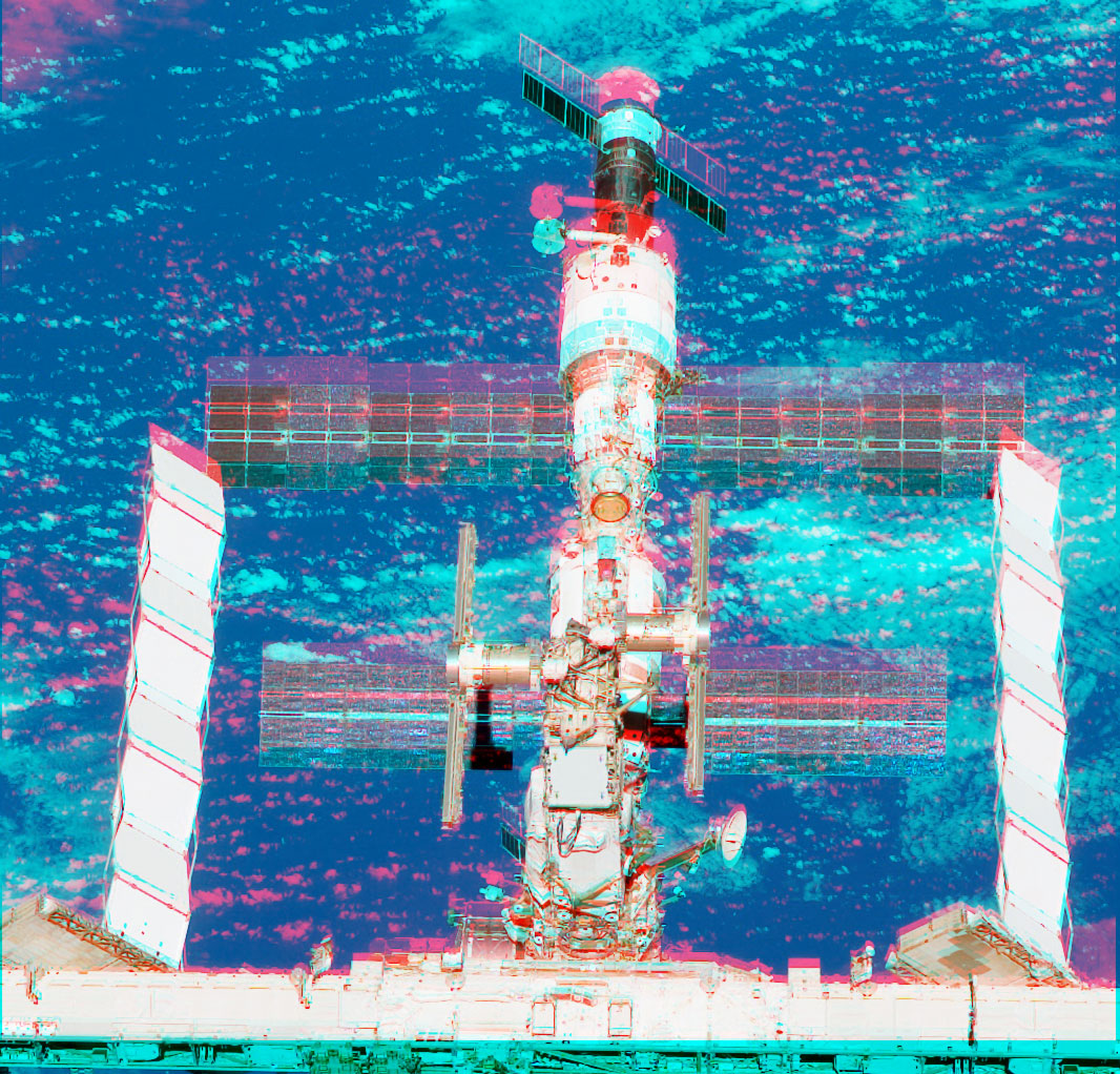La Station spatiale internationale en 3-D