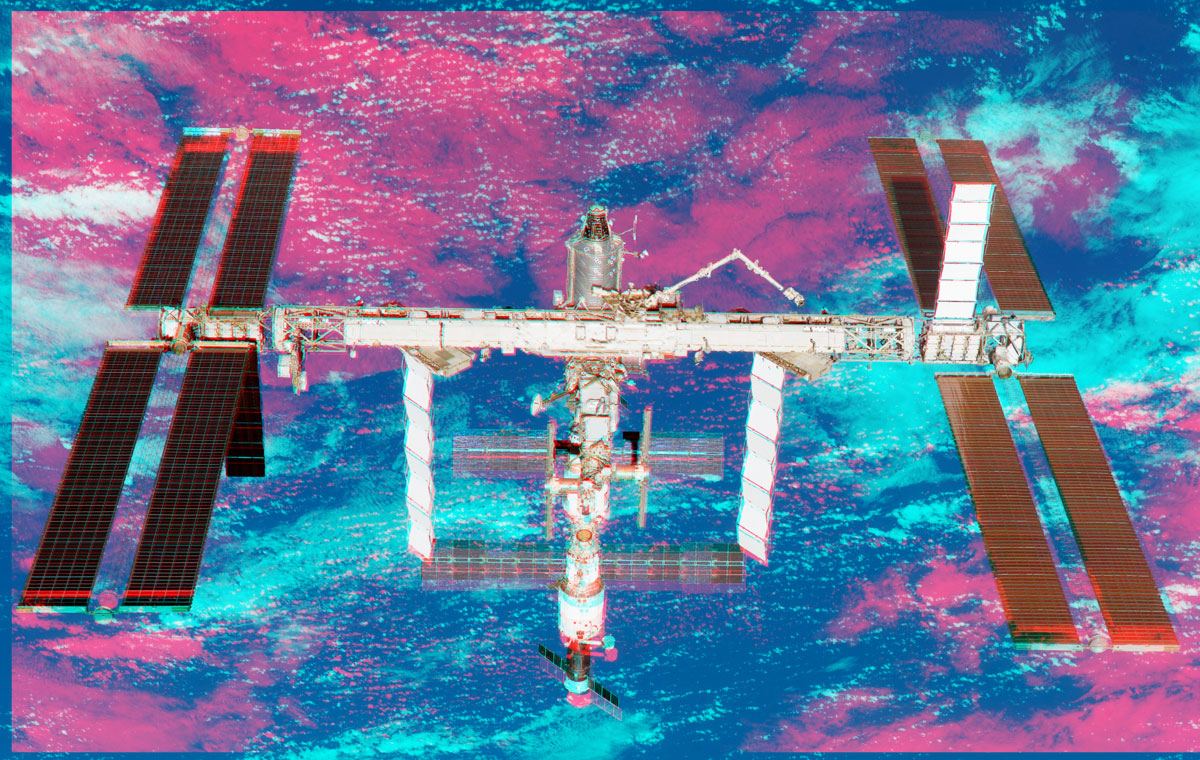 La Station spatiale internationale en 3-D