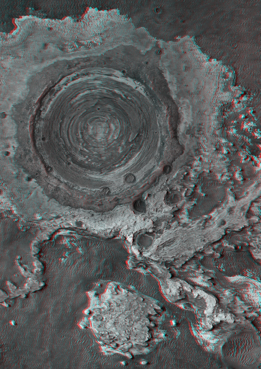 Meridiani Concentric Crater
