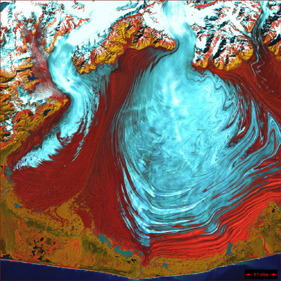 Malaspina Glacier, Alaska