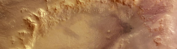 Le sourire martien (cratère Galle)