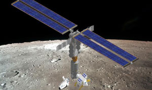 Projet de base spatiale en orbite lunaire