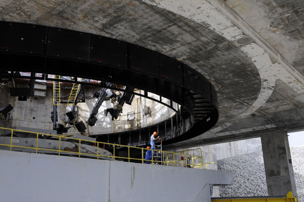 Etat d'avancement du chantier Soyouz à Kourou