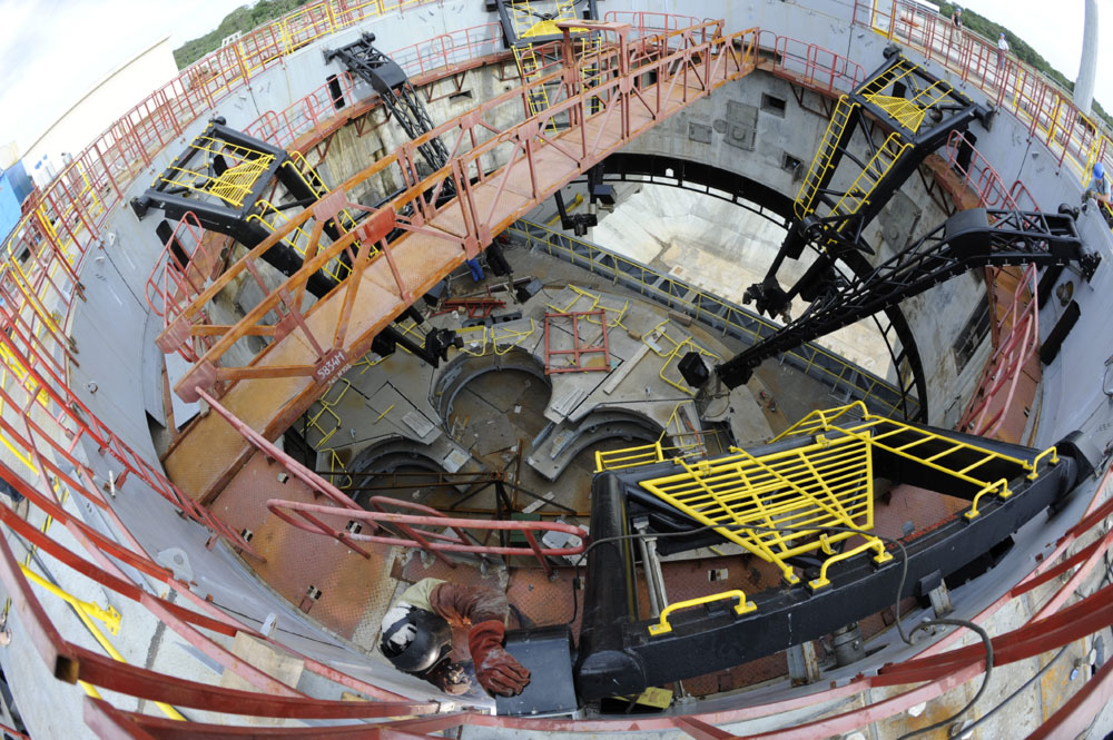 Etat d'avancement du chantier Soyouz à Kourou