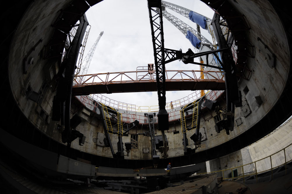 Etat d'avancement du chantier Soyouz à Kourou