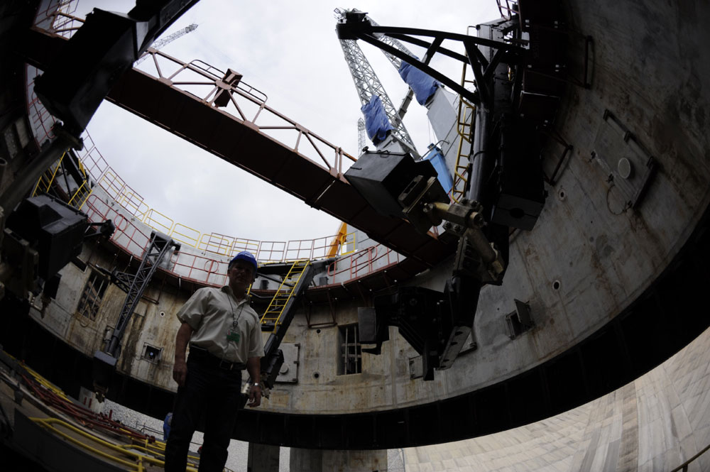 Etat d'avancement du chantier Soyouz à Kourou