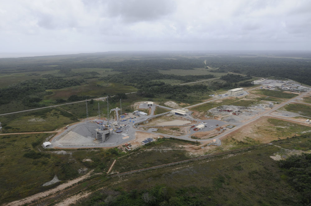 Etat d'avancement du chantier Soyouz à Kourou