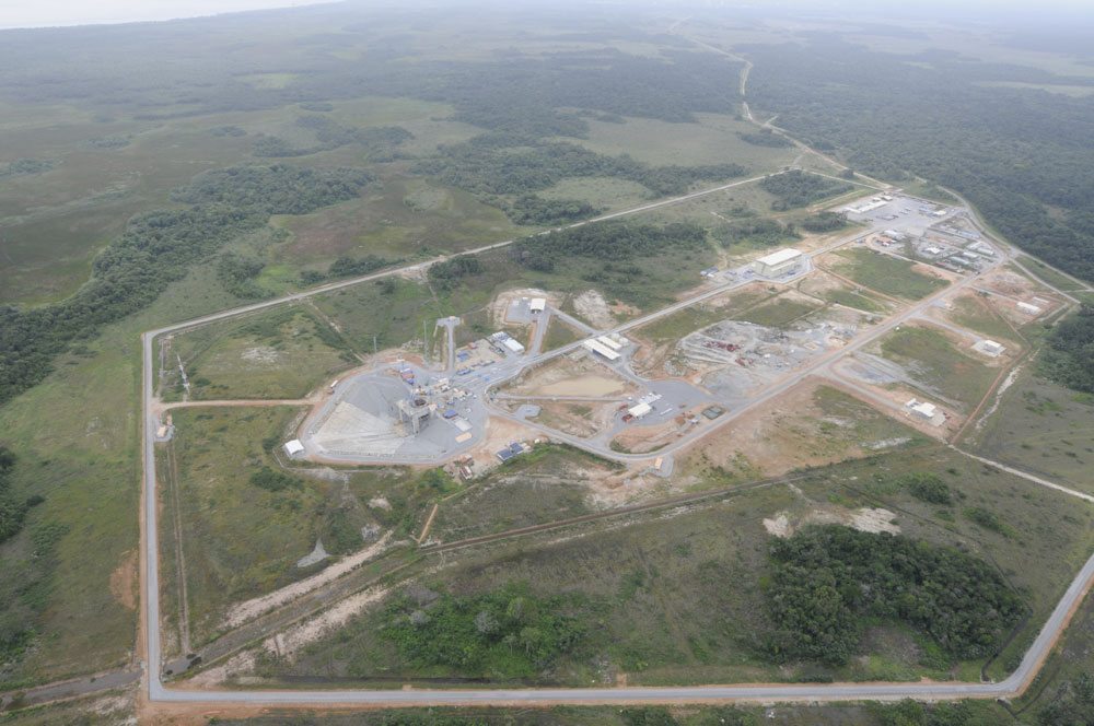 Etat d'avancement du chantier Soyouz à Kourou