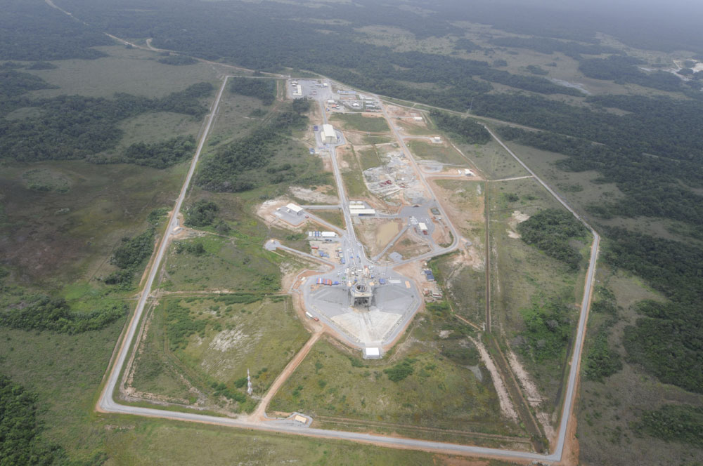 Etat d'avancement du chantier Soyouz à Kourou