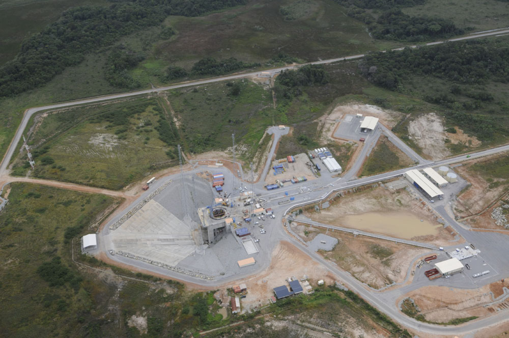 Etat d'avancement du chantier Soyouz à Kourou