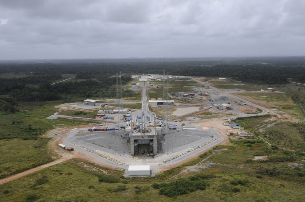 Etat d'avancement du chantier Soyouz à Kourou