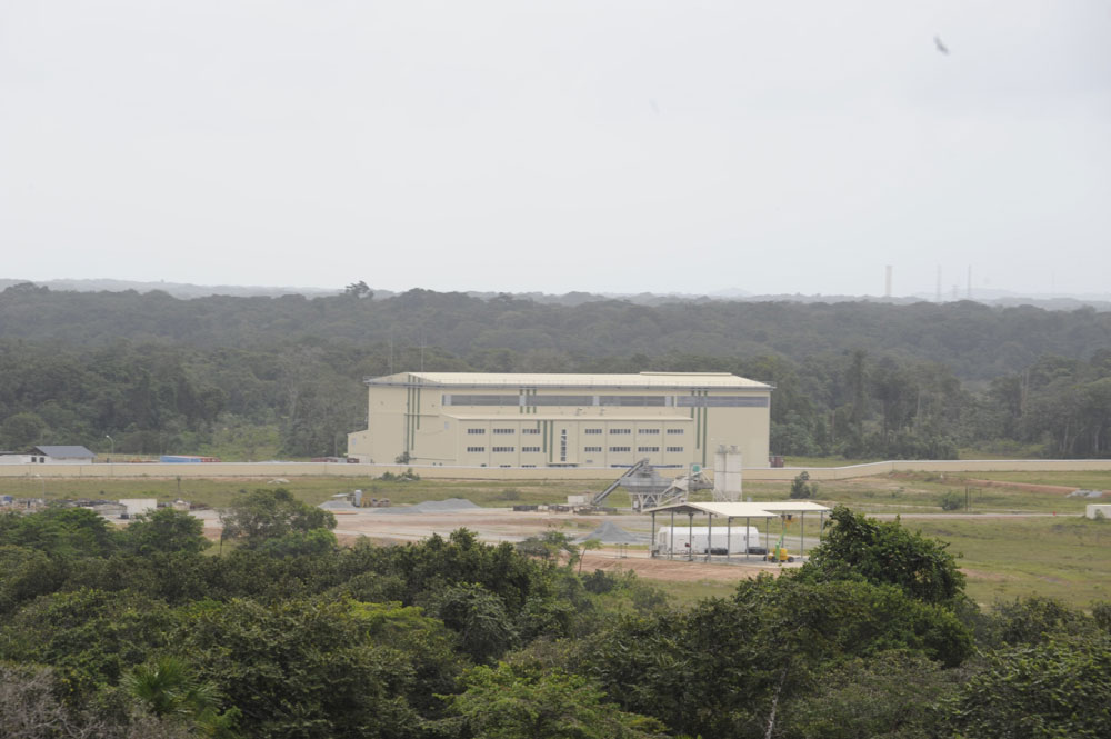 Etat d'avancement du chantier Soyouz à Kourou