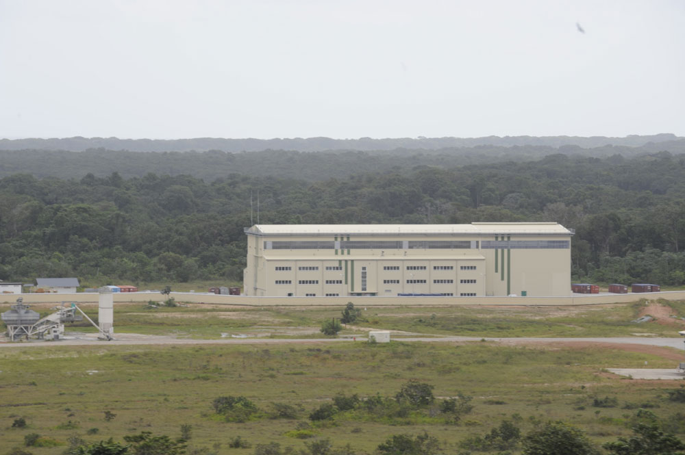 Etat d'avancement du chantier Soyouz à Kourou