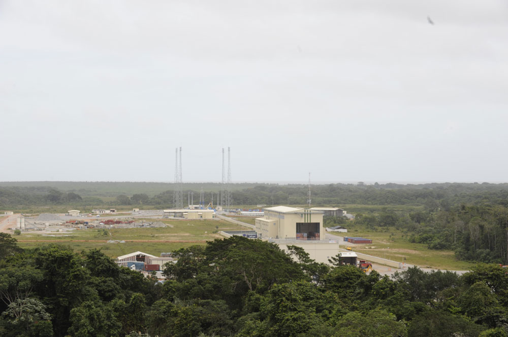 Etat d'avancement du chantier Soyouz à Kourou