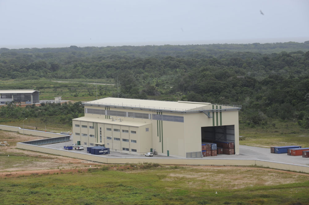 Etat d'avancement du chantier Soyouz à Kourou