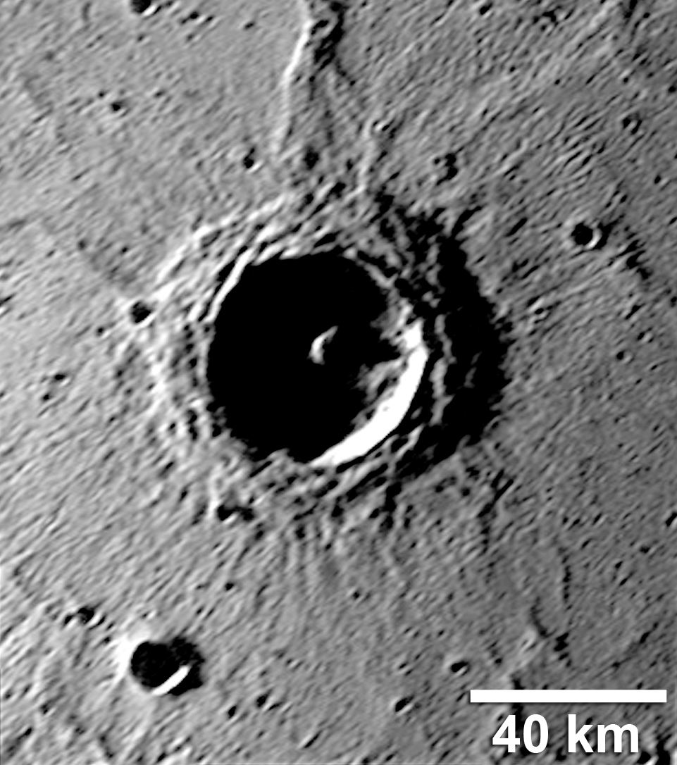 Cratère d'impact de 44 km