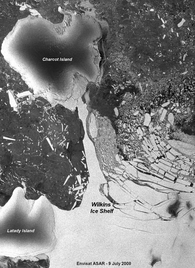 L'effondrement d'un pont de glace met la banquise de l'Arctique en péril 