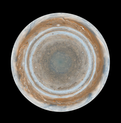 Le pôle Nord de Jupiter