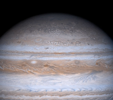 Les régions polaires de Jupiter