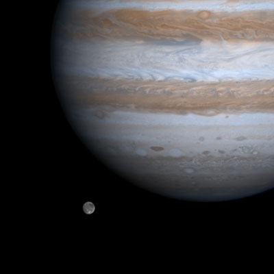 Jupiter et Ganymède