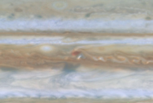 Gros plan sur Jupiter 