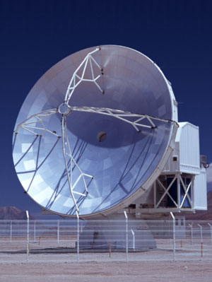 Le prototype d'antenne APEX pour ALMA