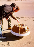 Test d'atterrissage de la capsule de Stardust