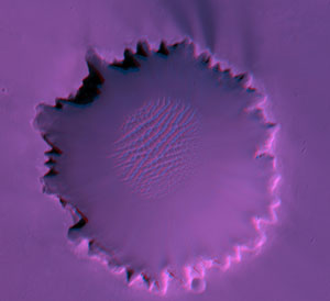 Le cratère Victoria vu en 3-D par Mars Reconnaissance Orbiter 