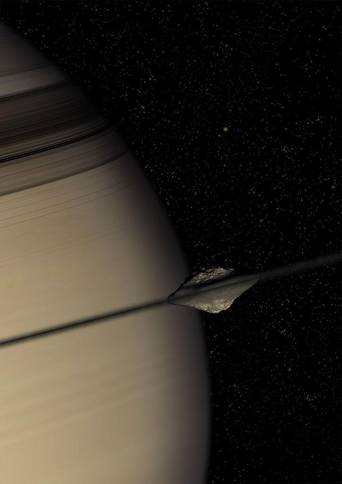 Soucoupes volantes autour de Saturne