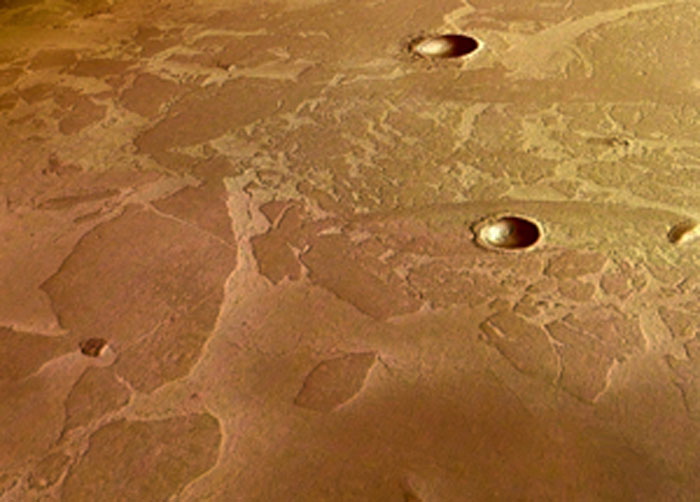 La paléo-mer gelée d'Elysium Planitia