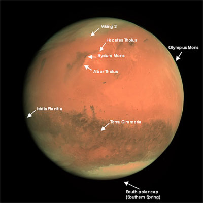 Mars vue par Rosetta