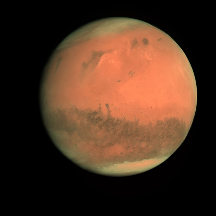 Mars vue par Rosetta