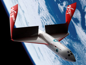 SpaceShipTwo sous les couleurs de Virgin Galactic