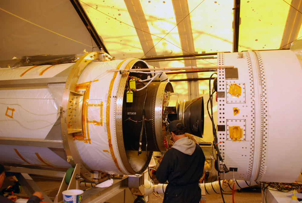 La fusée taurus XL d'Orbital Sciences 