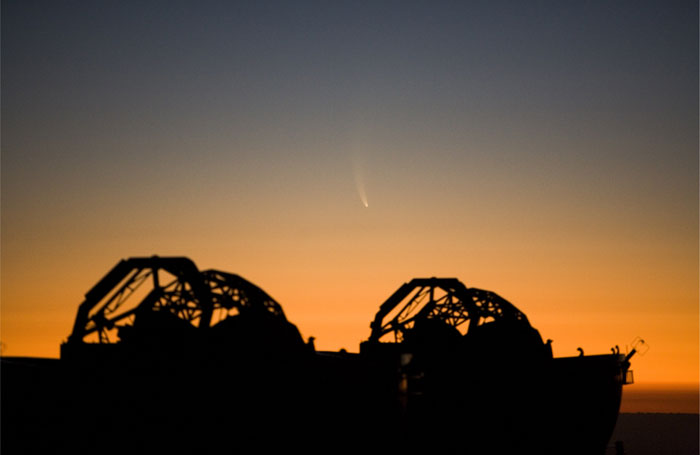 2 des 4 télescopes auxiliaires du VLTI