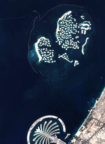 Les îles artificielles de Dubaï