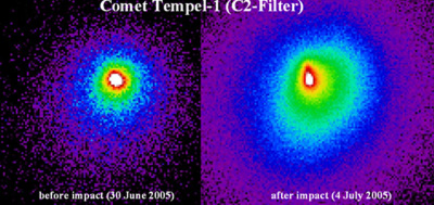 la comète Tempel-1 