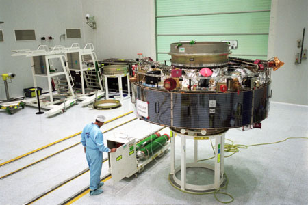 Un des quatre satellite Cluster II