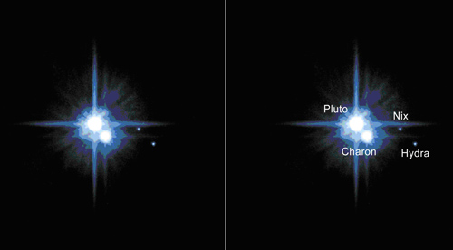 Le système de Pluton et ses 3 lunes