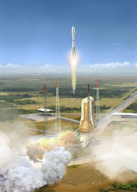 Le lancement de la première fusée Soyouz à Kourou est prévu en 2008