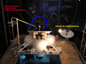 Maquette de la sonde russe Phobos-Grunt