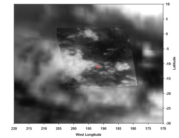 Le site d'atterrissage de la sonde Huygens