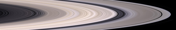 Les anneaux de Saturne vus par cassini