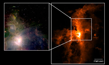 La nébuleuse d'Orion (M 42)